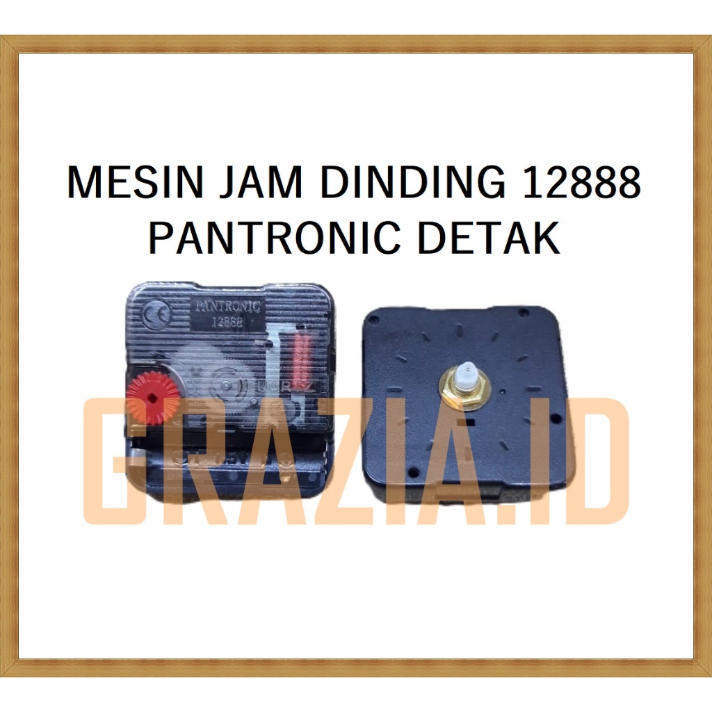 mesin jam dinding quartz 12888 pantronic murah