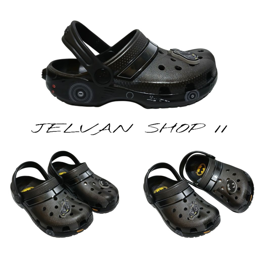 SANDAL CROCS CLASSIC BATMAN/SANDAL CROCS BATMAN/SANDAL CROCS ANAK-ANAK/SANDAL CROCS CHARACTER/SANDAL
