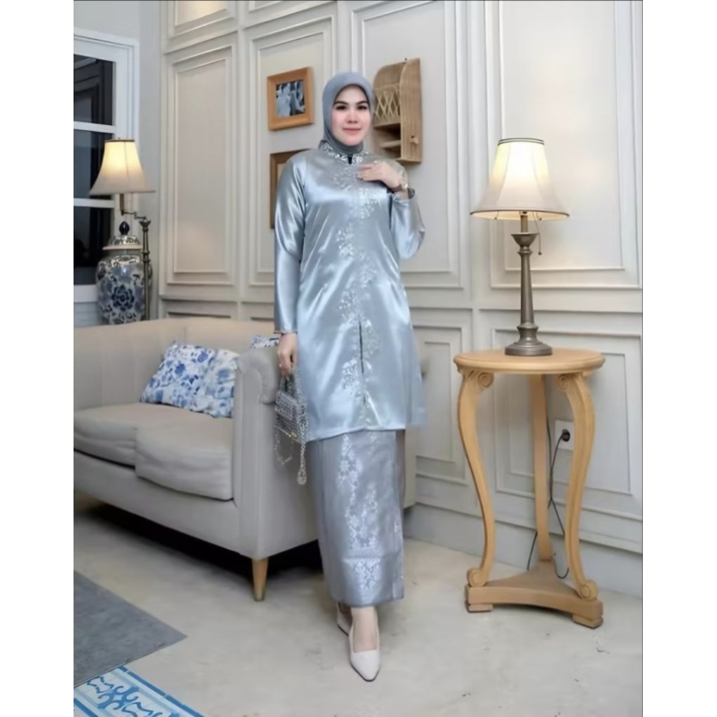 Baju Kurung Malaysia Tunik Rosalie Payet ZZ Serian Warna Terbaru