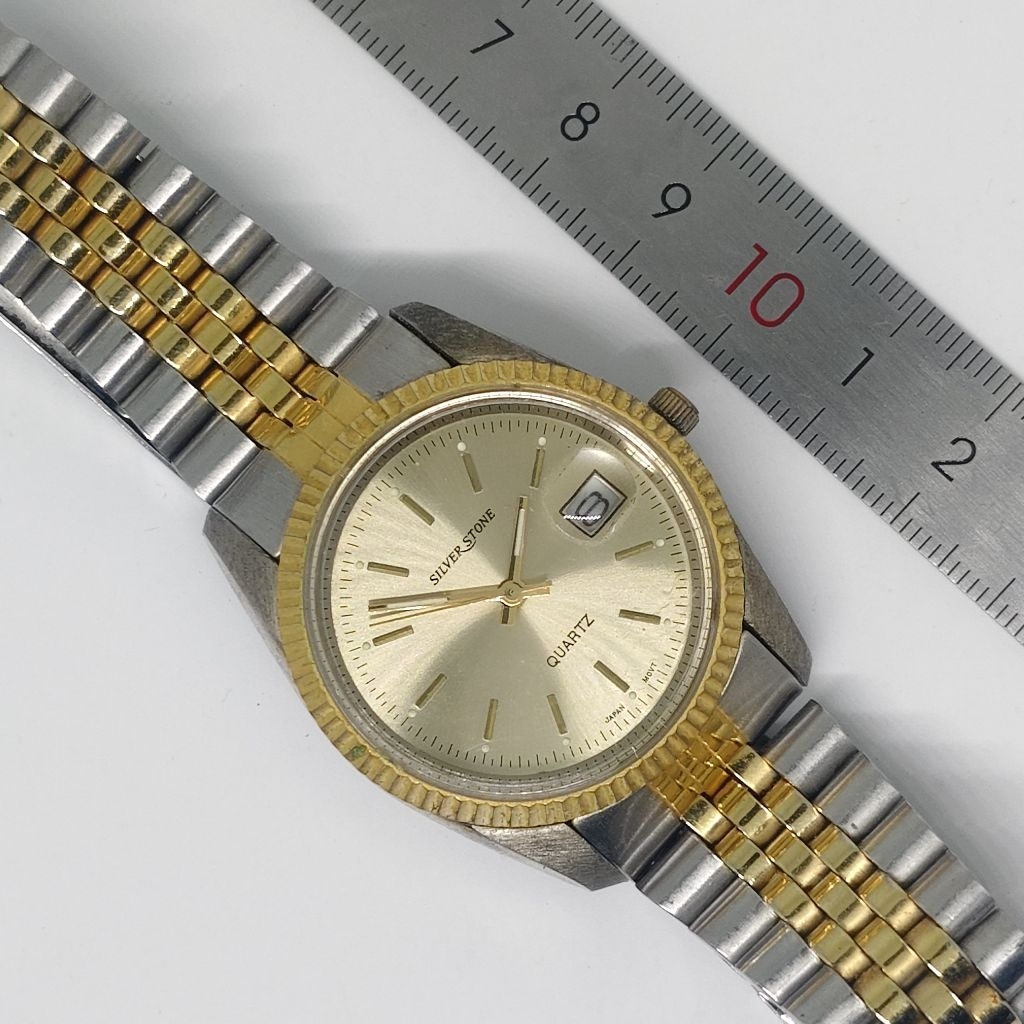 Jam Silverstone JMM 225 President Silver Gold Bekas