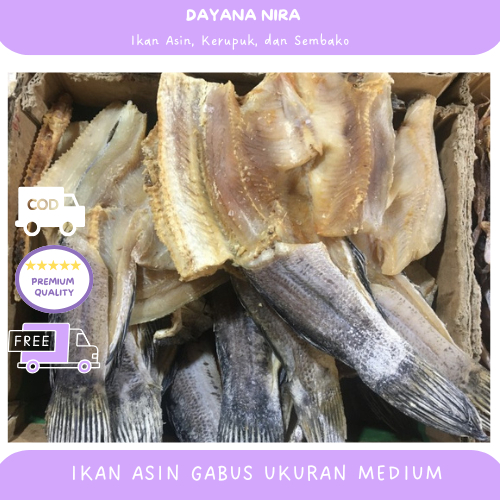 Ikan Asin Gabus Ukuran Medium | Ikan Asin Gabus Kalimantan | Ikan Gabus Sedang