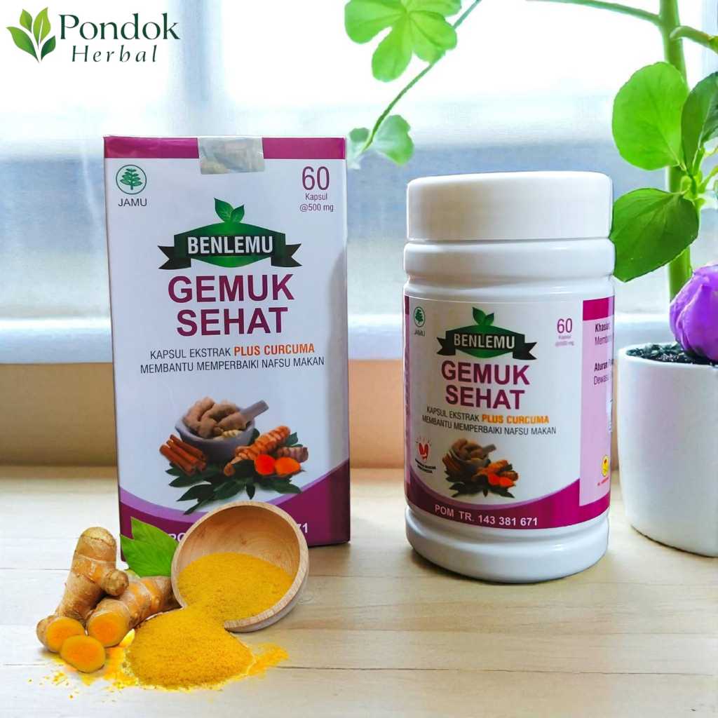 Kapsul Benlemu Gemuk Sehat 60 Kapsul