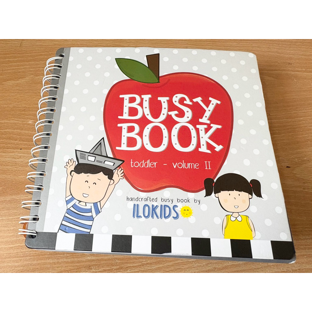 MMP - SALE Preloved ILOKIDS busy book Vol.2 / busy book anak / buku edukasi anak / busy book baby / 