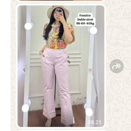 CUCI GUDANG! Celana Fauzira cotton doble strech / pant Fauzira