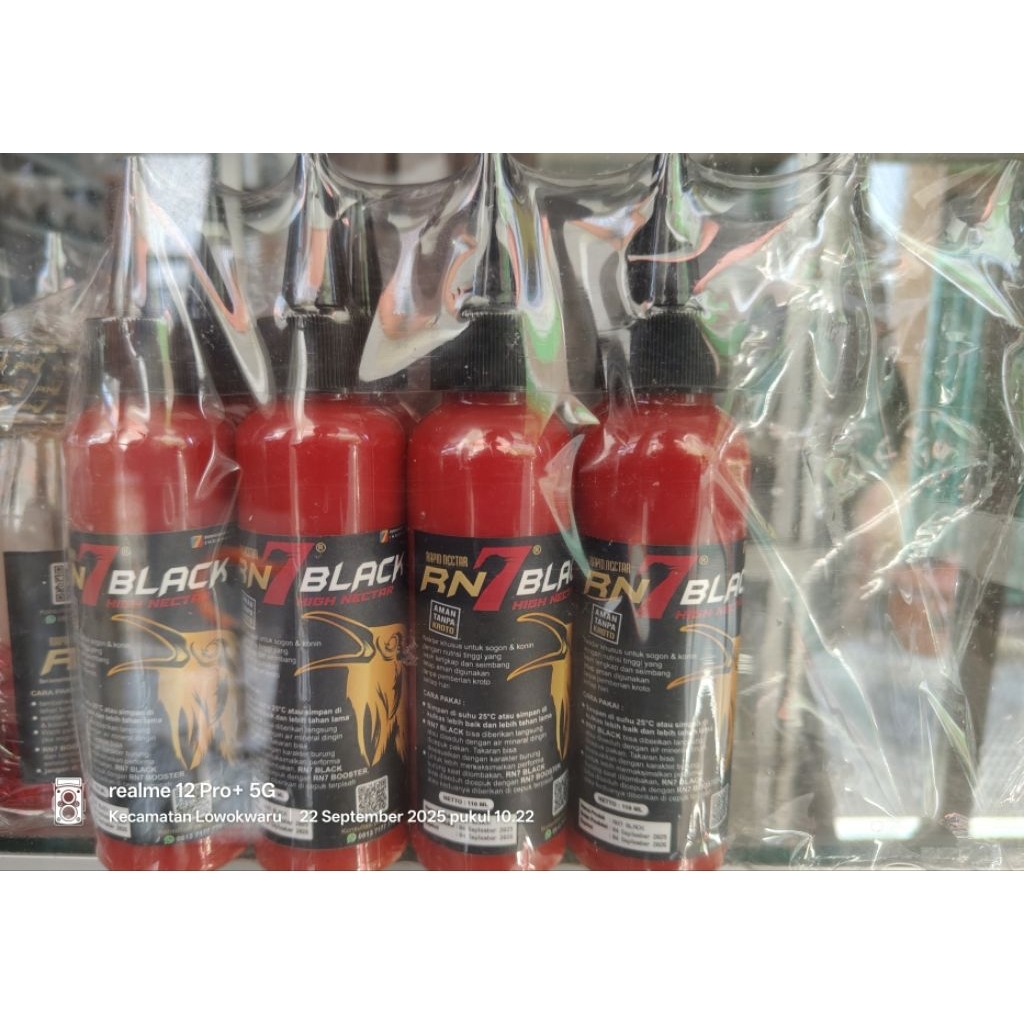 Original Nektar By Om Rapid RN7 Black Pakan Nektar Special Untuk Sogon Kolibri dll Pakan Nektar Tanp