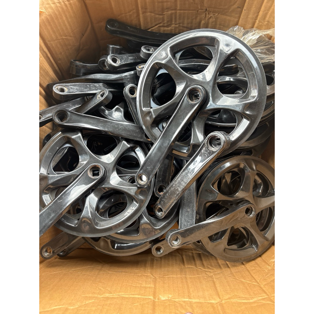 NOS ada LECET kARAT single crank 52t bb as kotak ada cover hitam polos sepeda lipat 16 20