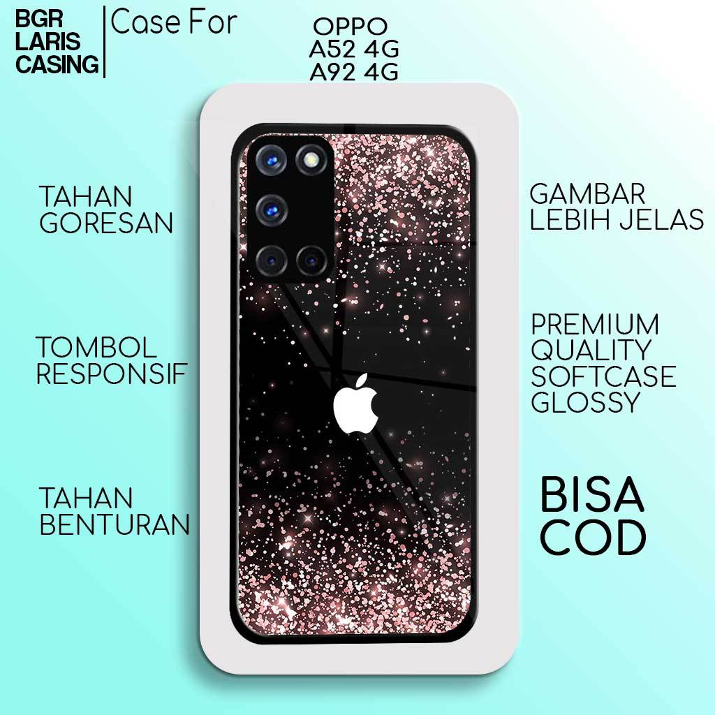 Case OPPO A92 4G - OPPO A52 4G Softcase Premium Matte Hard Case - Case Hologram Glossy Motif APL GLI