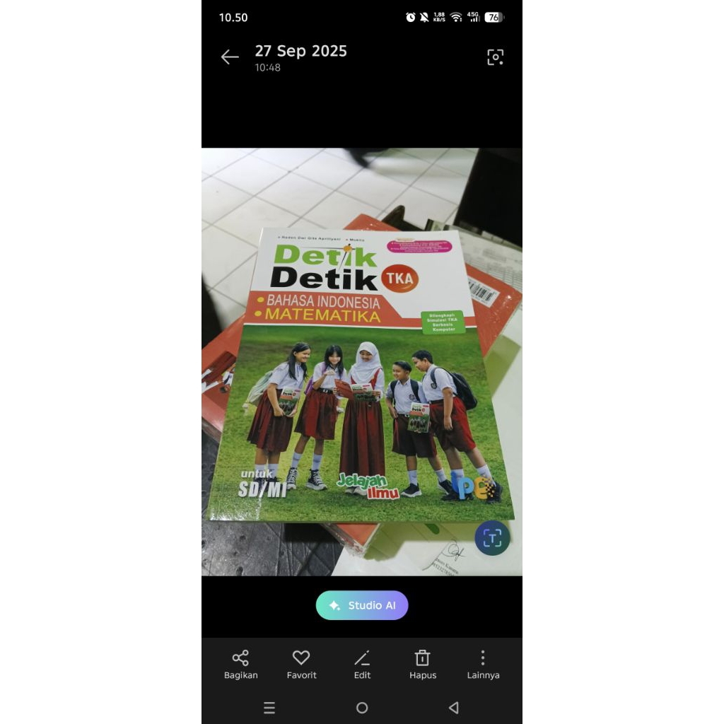 Buku Ujian TKA - DETIK DETIK TKA SD 2025/2026