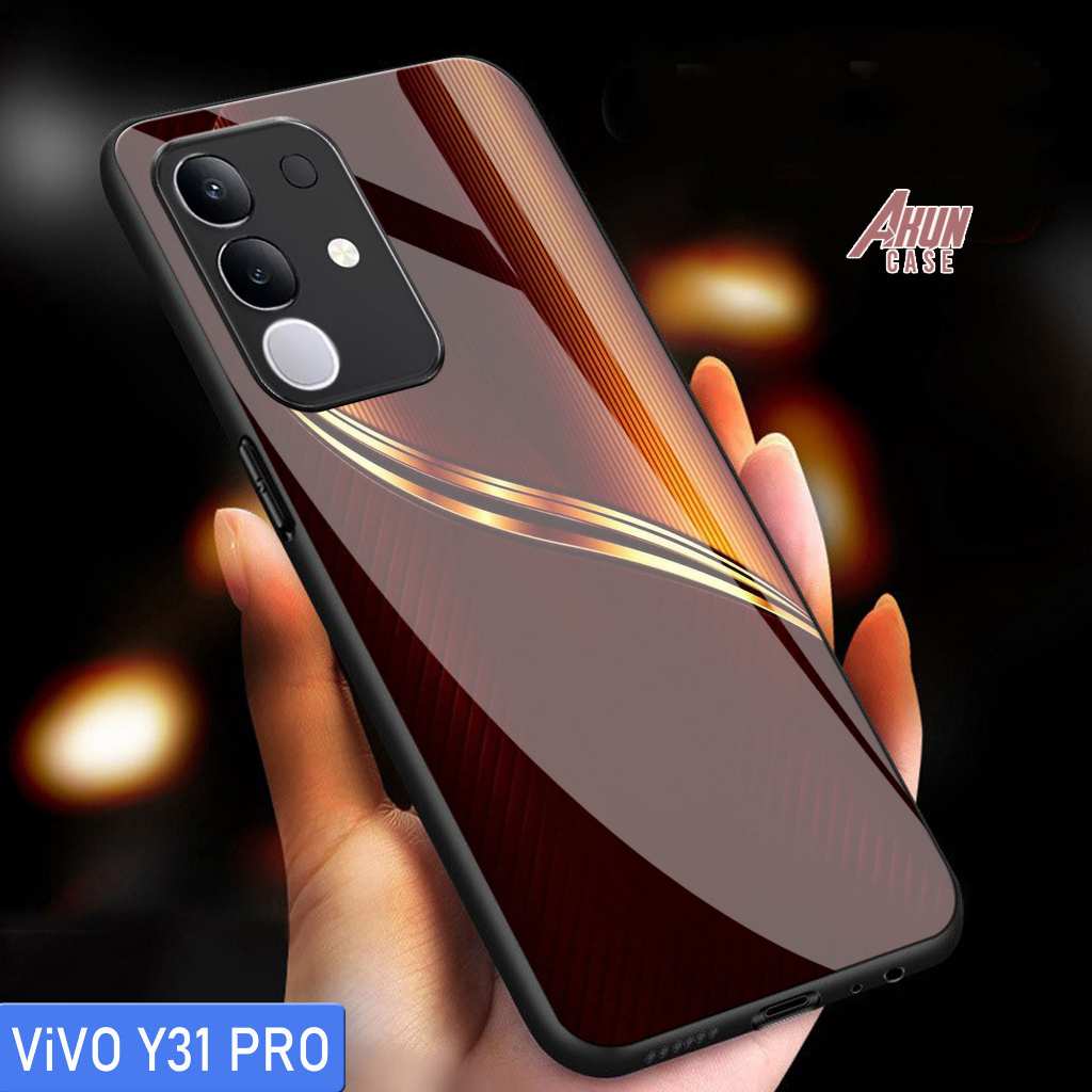 Softcase Glass Kaca Vivo Y31 Pro- Casing Hp Terbaru - Case Hp Vivo Y31 Pro - Softcase Vivo Y31 Pro -