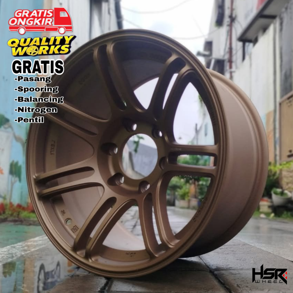 Velg Mobil Panther Touring Ring 17 Lebar 9 Velg Racing JDM HSR Wheel Boon