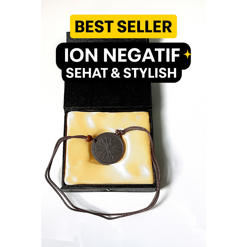 Kalung Pendant Kesehatan Energy F-Pendant Original | Kalung Terapi Ion Negatif & Anti Radiasi
