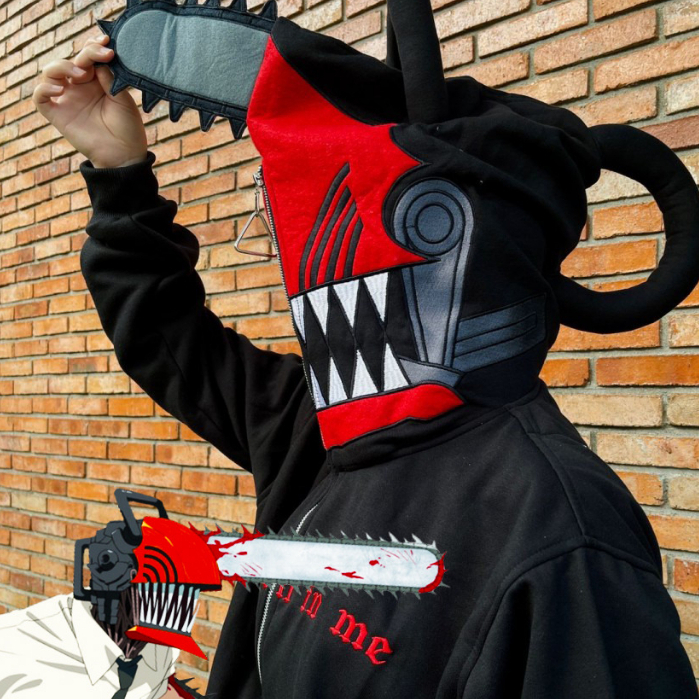 Jaket Denji Cosplay Anime Manga Chainsaw Man Premium Unisex