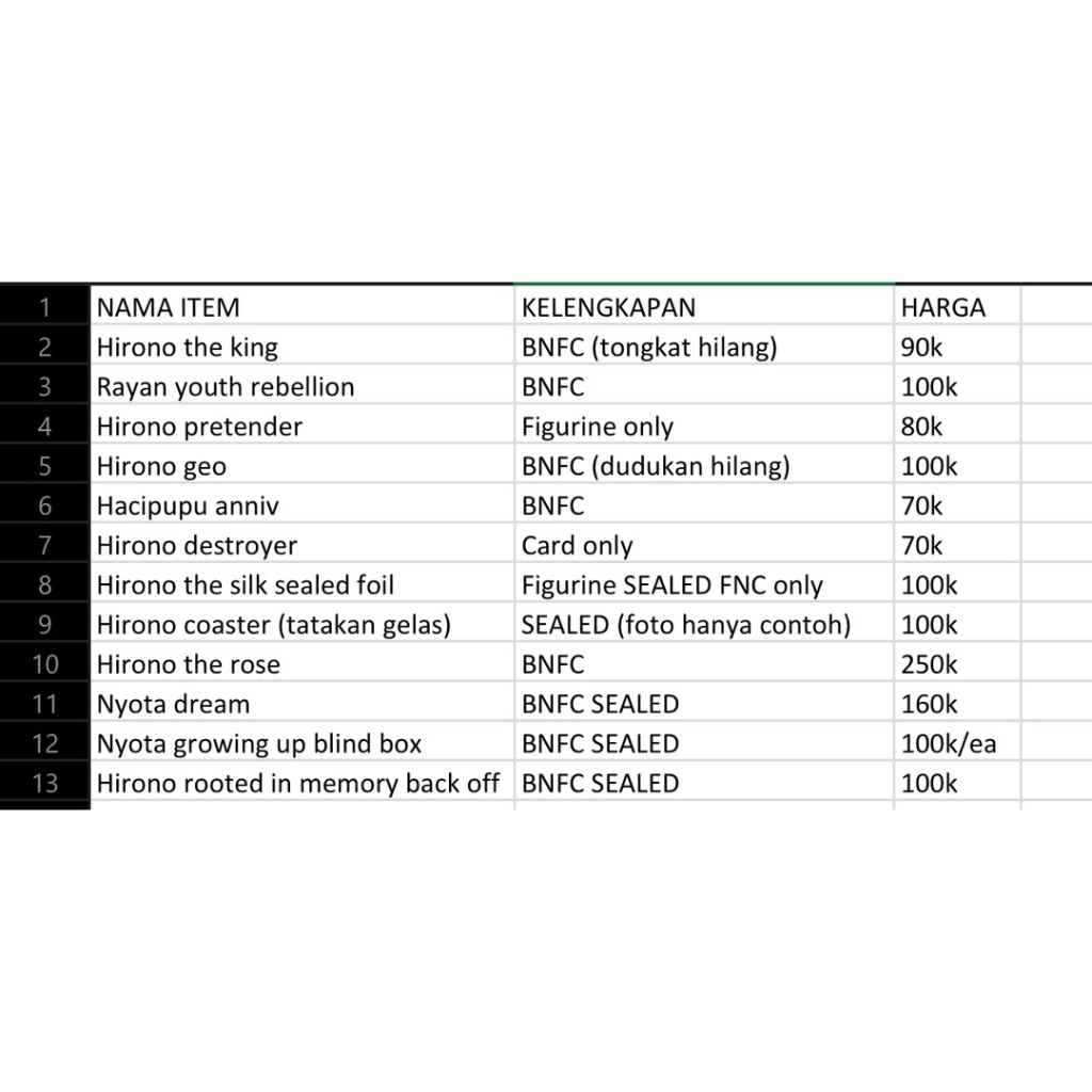 HIRONO RAYAN NYOTA HACIPUPU KOLPRIAN