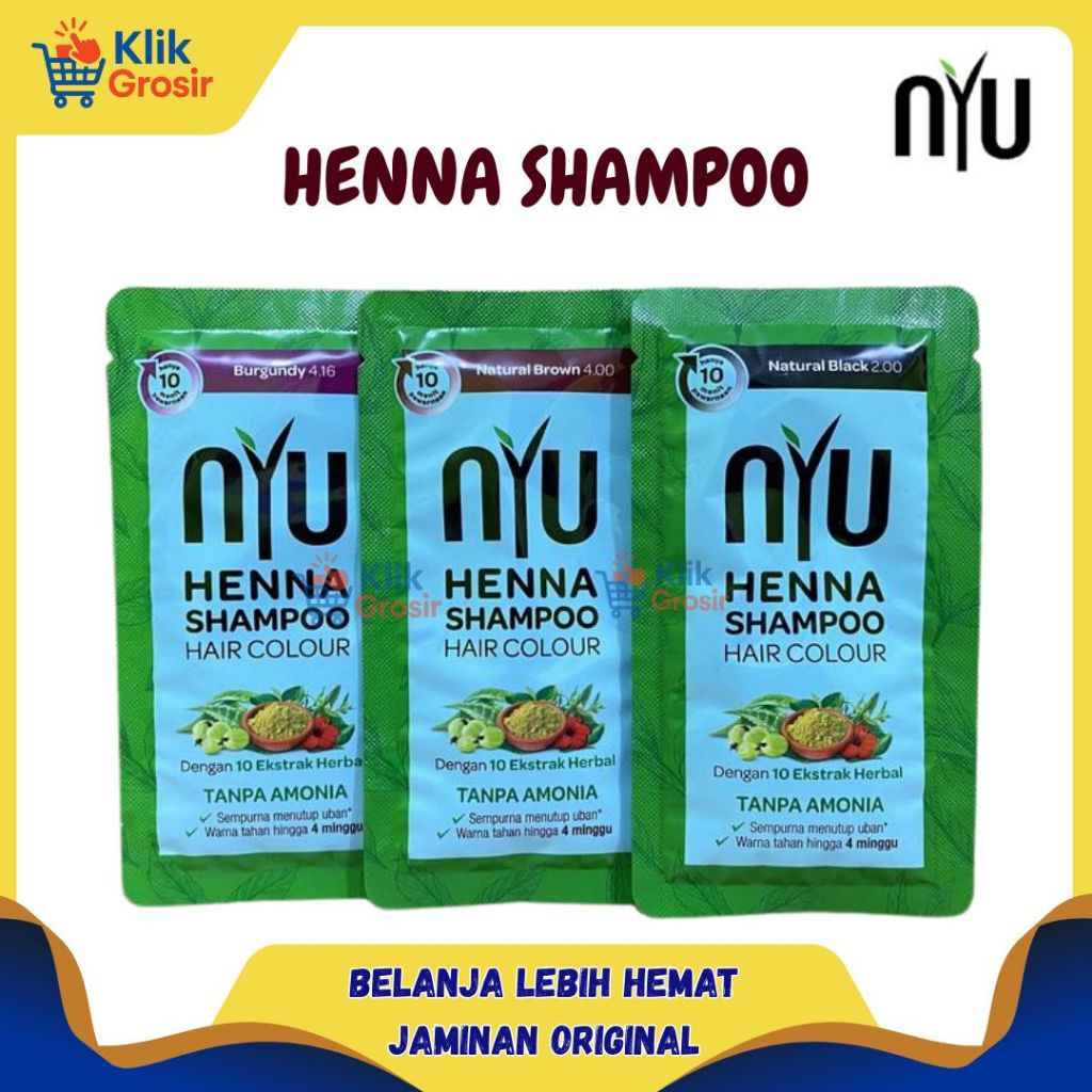 NYU Henna Shampoo Hair Colour  NYU Henna Shampoo Hair Color