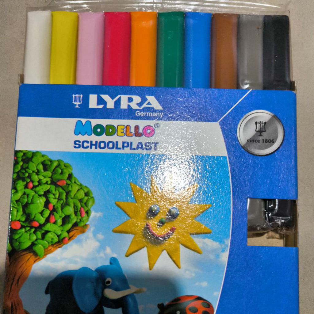 Clay LYRA Modello Schoolplast 200 gram Lilin mainan modello
