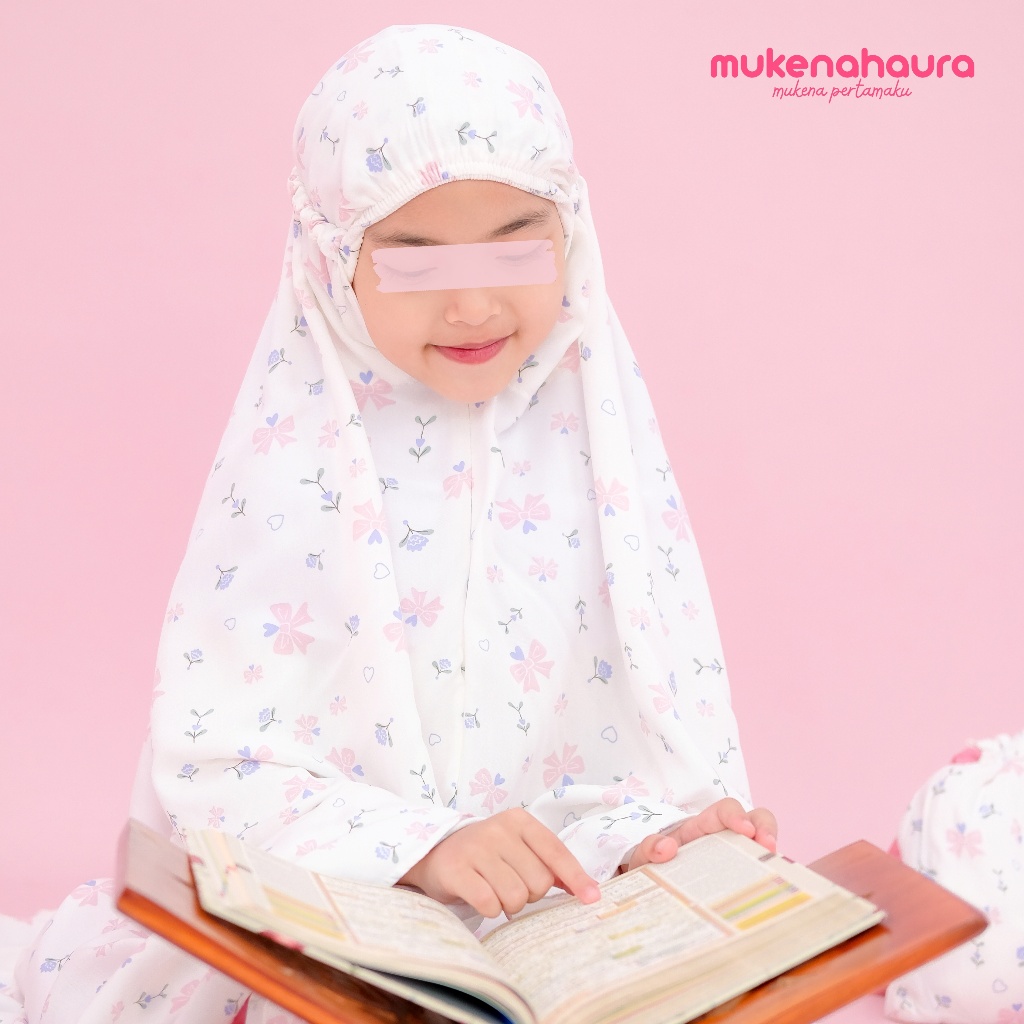 Mukena Anak Rayon Alula Lucu Adem Umur 5 Sampai 15 Tahun