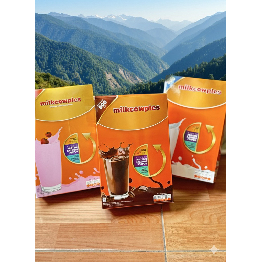 MILKCOW PLUS, SUSU PENAMBAH TINGGI DAN GEMUK BADAN TERBAIK, PENAMBAH NAFSU MAKAN, SUSU TINGGI KALORI