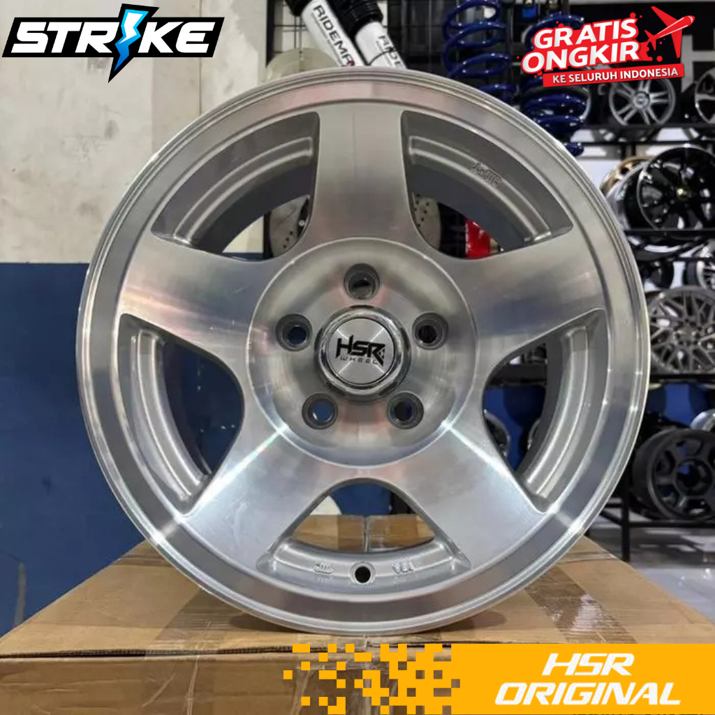 VELG HSR SIPIROK RING 14 BUAT MUATAN PICUP L300 GRANDMAX NEW CARRY VELG R14 LEBAR 7 LUBANG 5X114,3