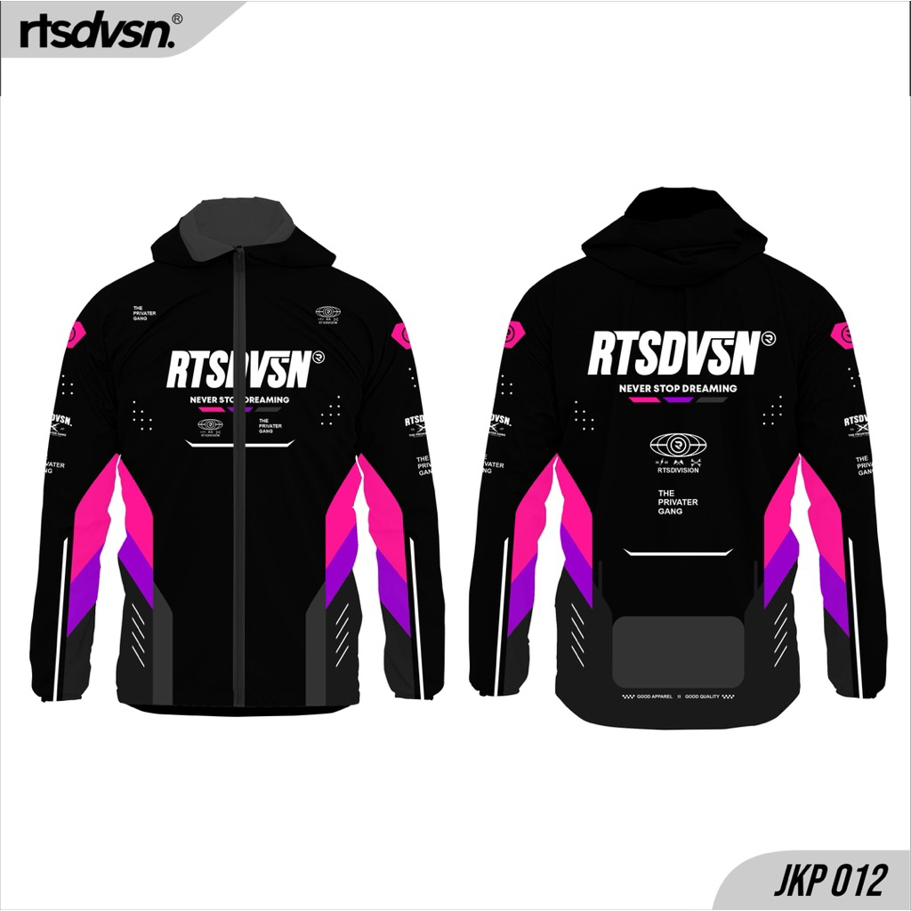 JAKET RTSDVSN JK 012 | MODEL PARASUT - RUNING RACING