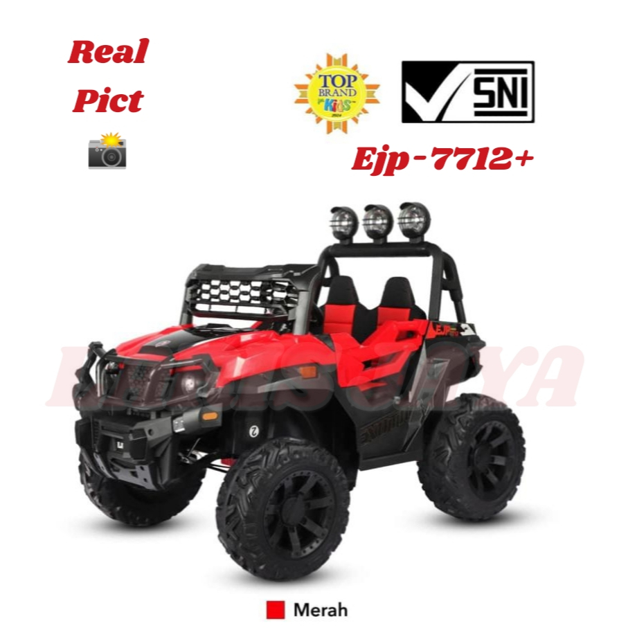 Mobilan Aki Jeep 7712+ Ban Karet Mobil Aki Anak Jeep TERBARU