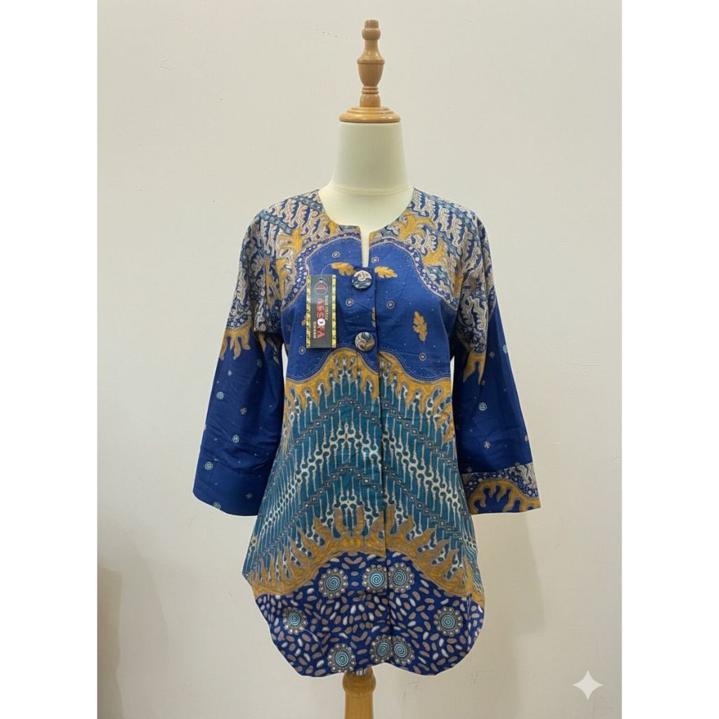 Blouse Batik kerja wanita