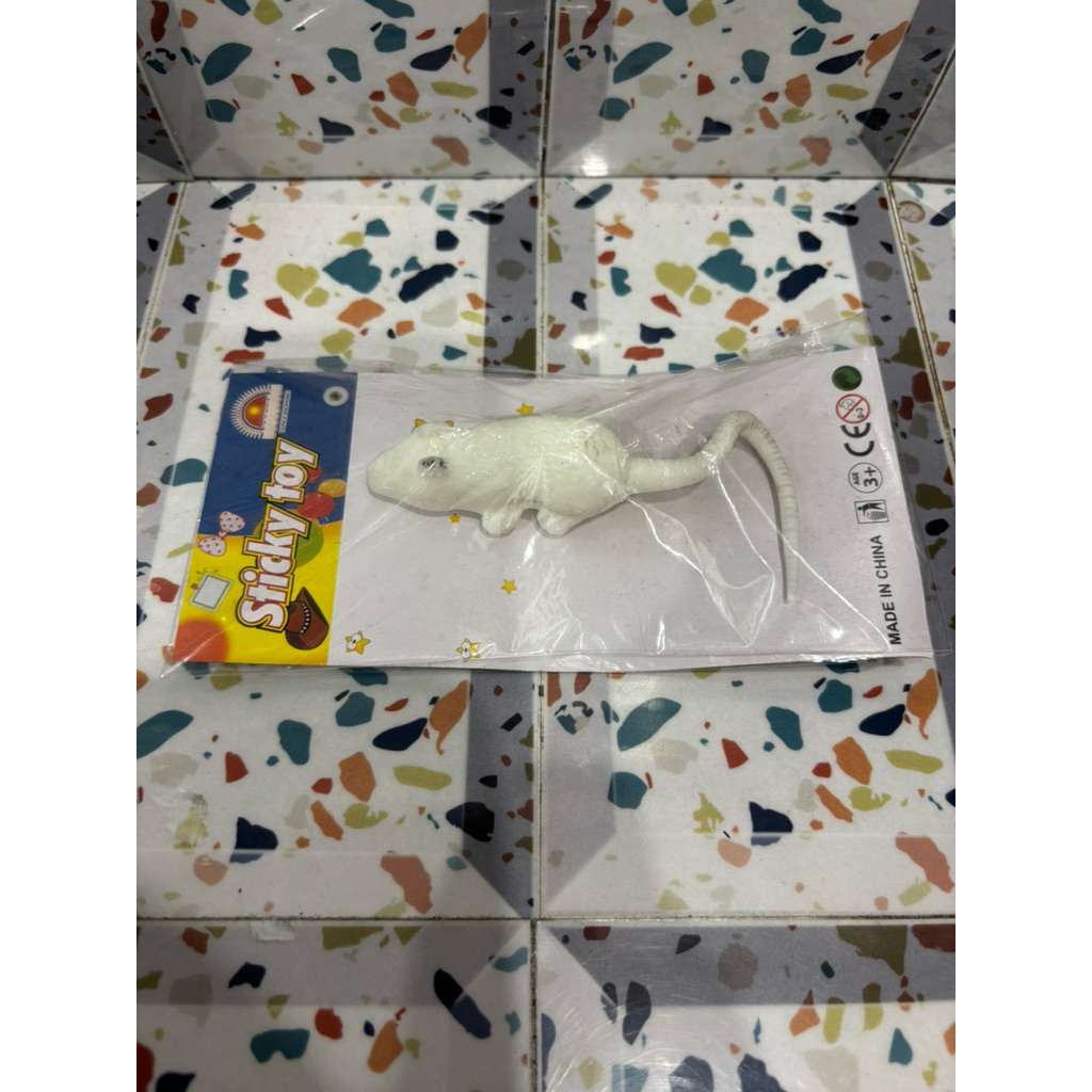 MAINAN TIKUS ANAK/STICKY TOYS ANAK/MAINAN KARET TIKUS