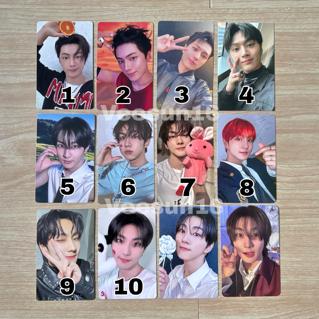 [READY STOCK] OFFICIAL PC PHOTOCARD JUNGWON JAY ENHYPEN