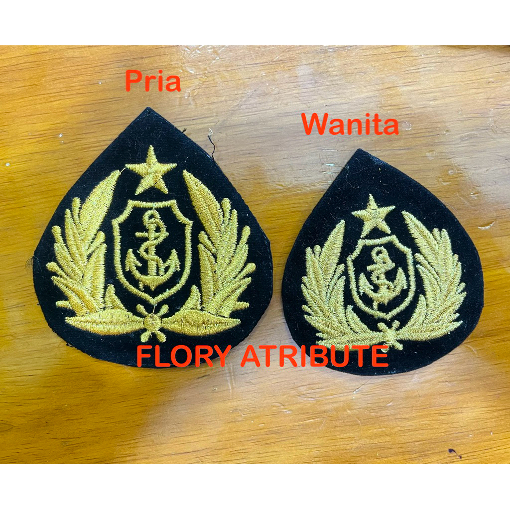 EMBLEM TOPI PED PDU PELAYARAN