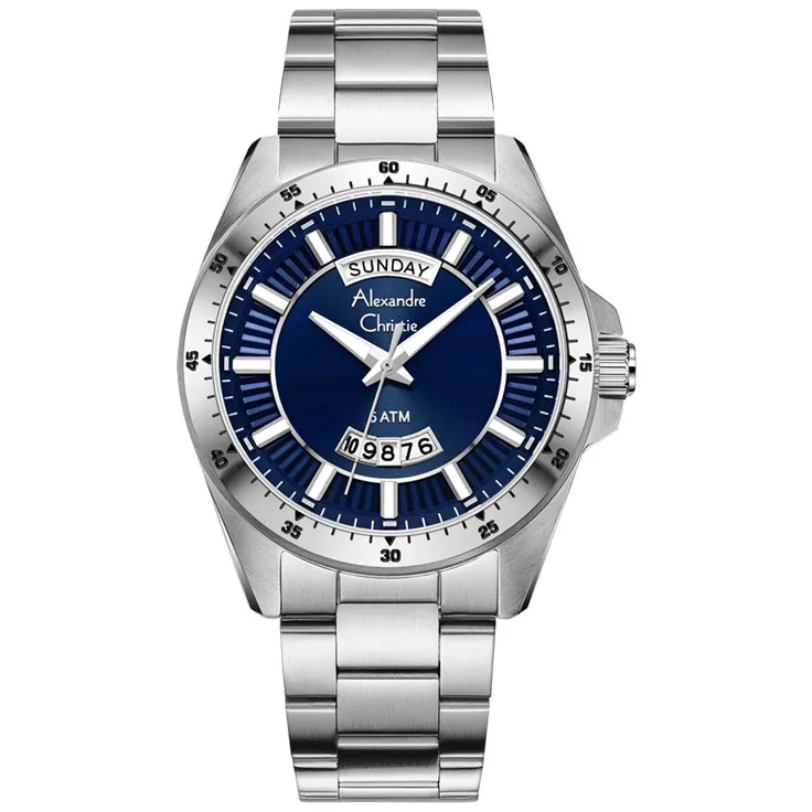 Jam Tangan Alexandre Christie AC 6678 ME Stainless Steel