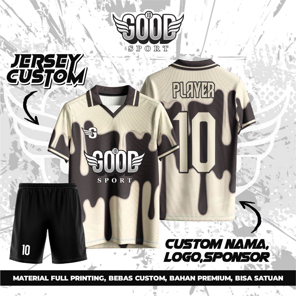 Jersey Futsal / Bola Custom Full Printing Bisa Satuan / Jersey Bola / Kaos Bola / Jersey Printing Cu