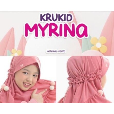 KERUKID MYRINA/KERUDUNG INSTAN ANAK