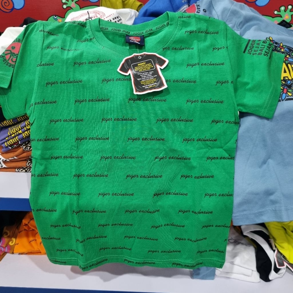 KAOS JOGER EXCLUSIVE ANAK. KAOS ANAK. KIDS TSHIRT. ORIGINAL JOGER BALI