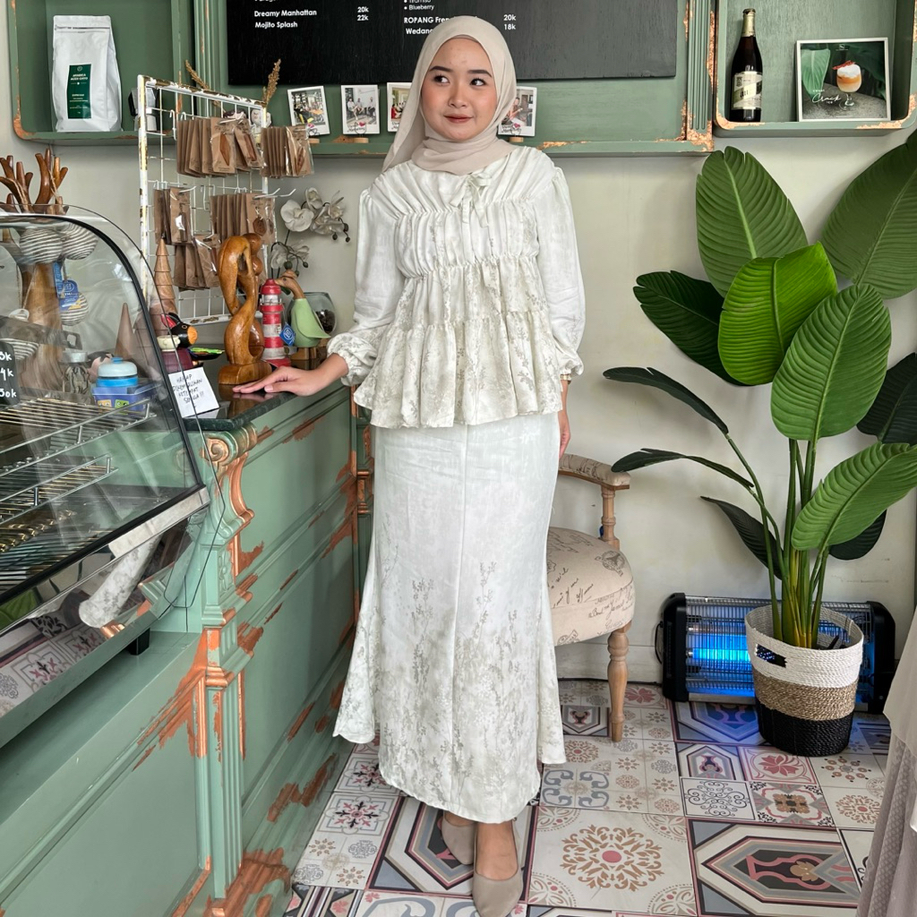 KARA SET by MYKIKSTORE - ATASAN KERUT - SET TUNIK KURUNG MODERN - SET KURUNG MELAYU - ROK MERMAID DU