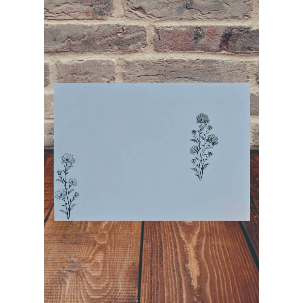 (100 pcs) 2519 Erba Blangko Undangan Kosongan