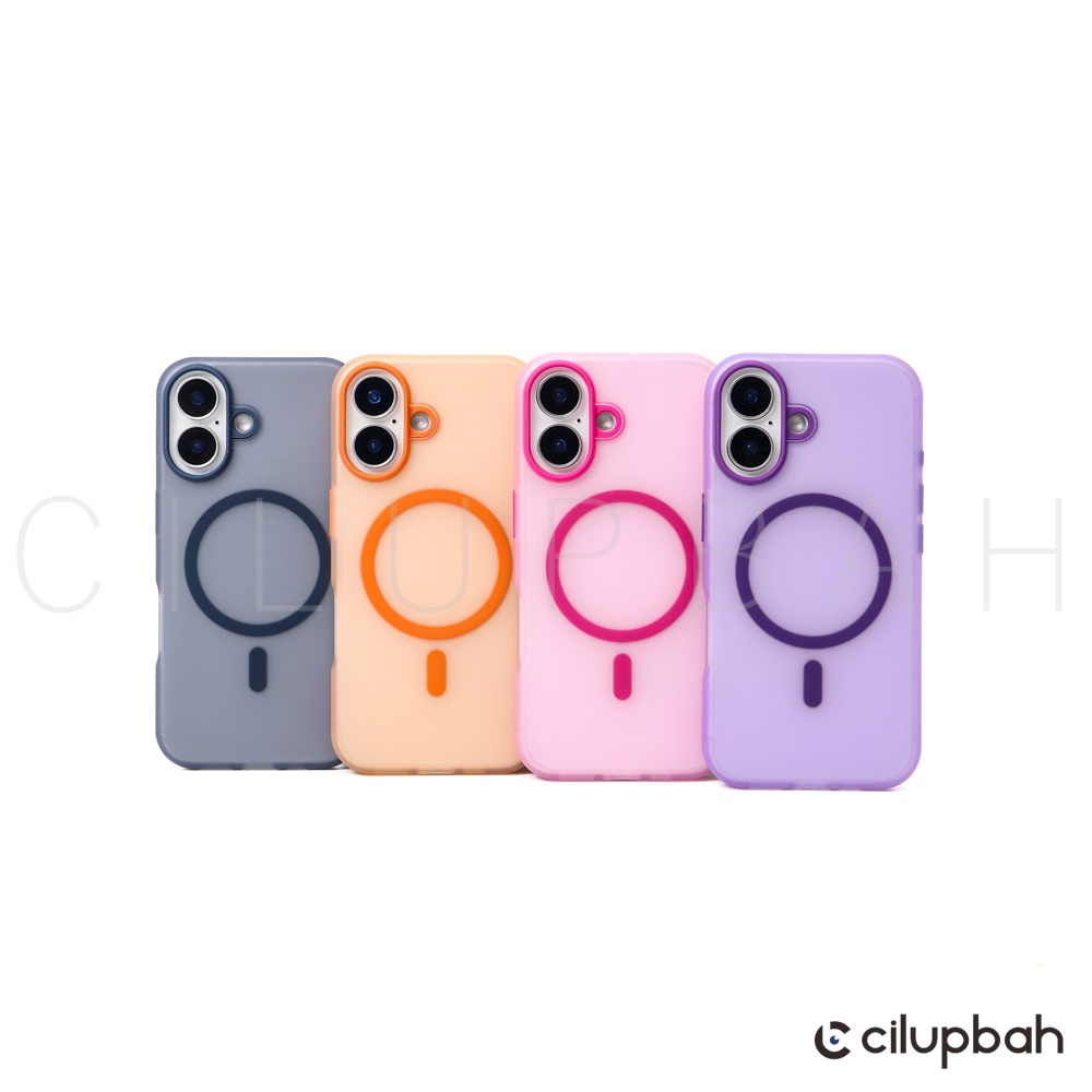 CILUPBAH Jelly Frosted Magsafe Case for iPhone 17 Air Pro Max