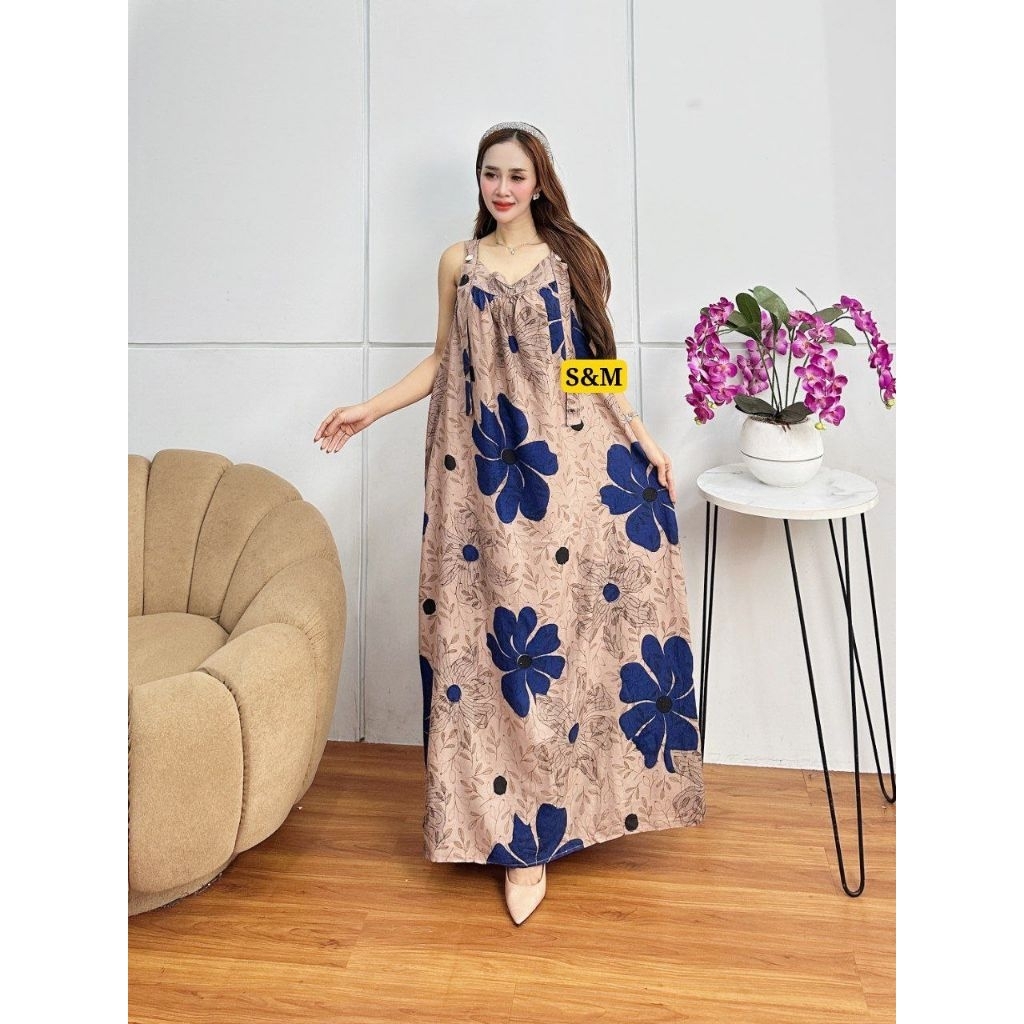 Dress Yukensi Super Jumbo Wanita LD 140 Motif Viral Terbaru