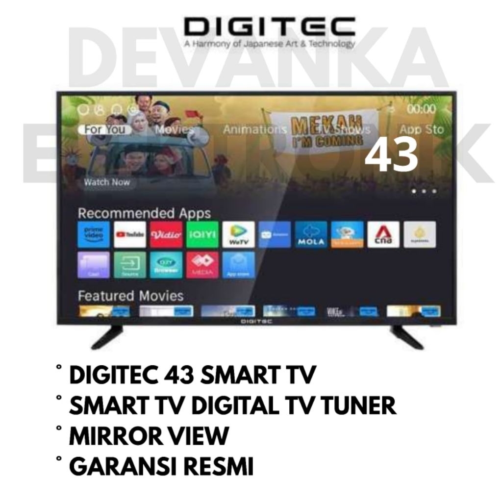 DIGITEC DG 43C983 / SMART TV 43INCH DIGITEC / DIGITEC DG43C983 SMART TV