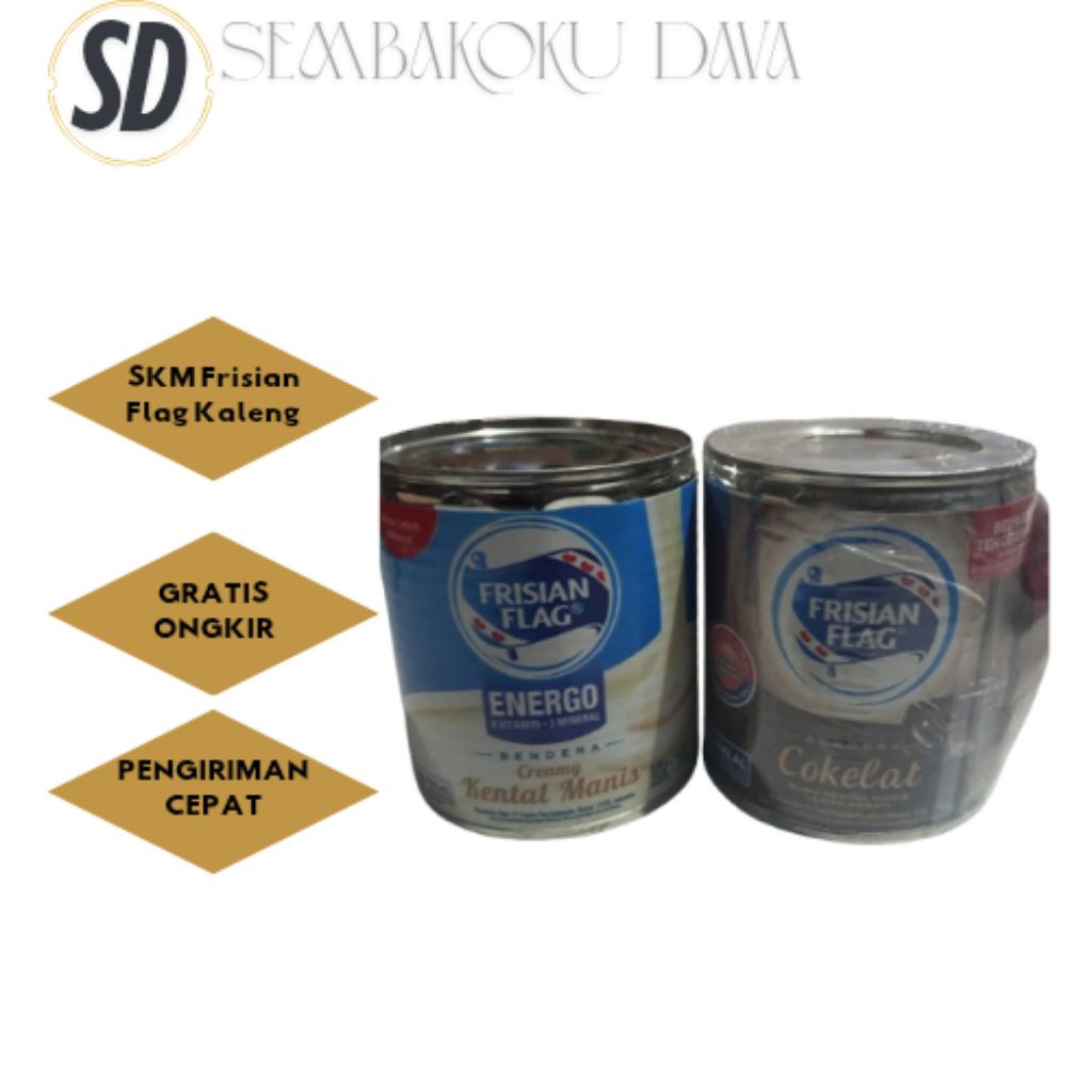 Susu Frisian Flag Kaleng// Susu Frisian Flag 370gr // Susu Kental Manis Frisian Flag Murah