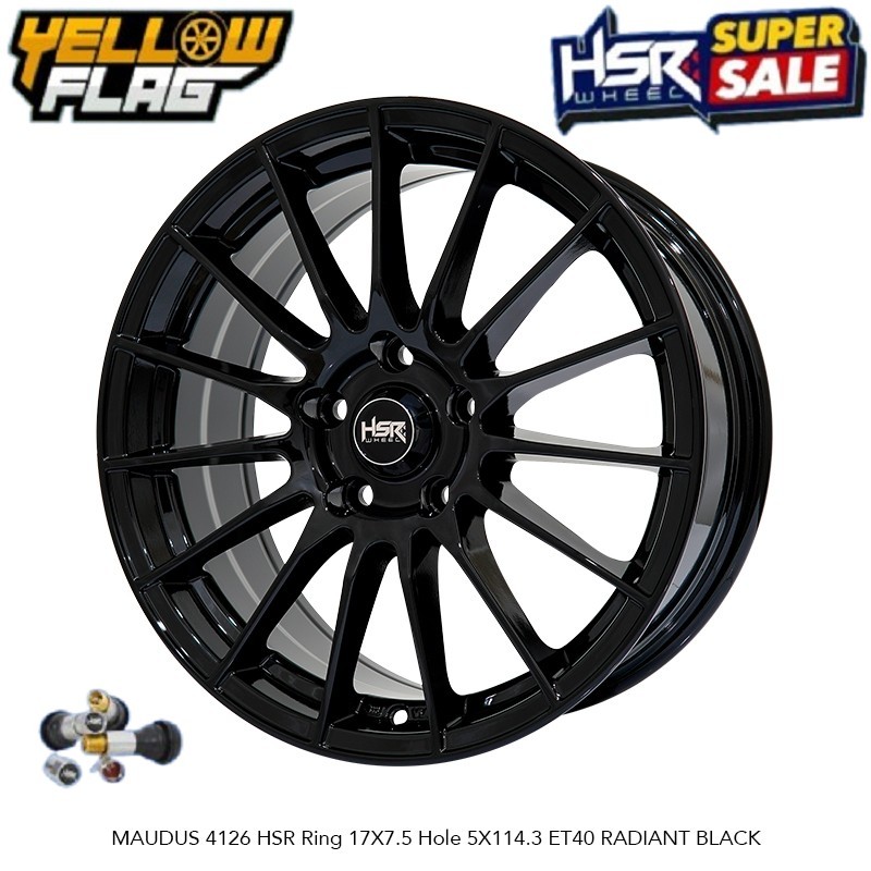 Velg mobil  r17 pelek racing hsr maudus ring 17 baut 5 untuk xpander biante apv serena xtrail juke