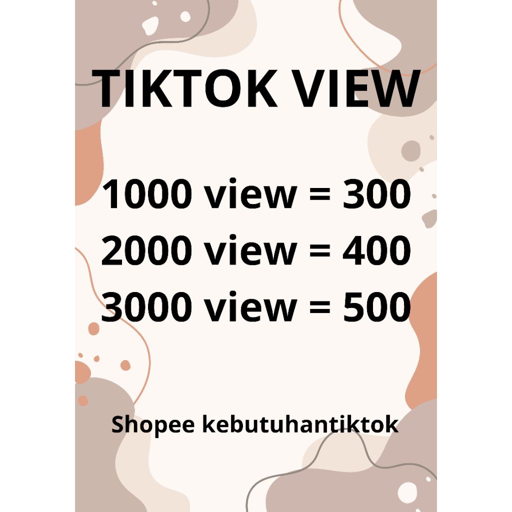 view tiktok 1000 - 3000 viewer