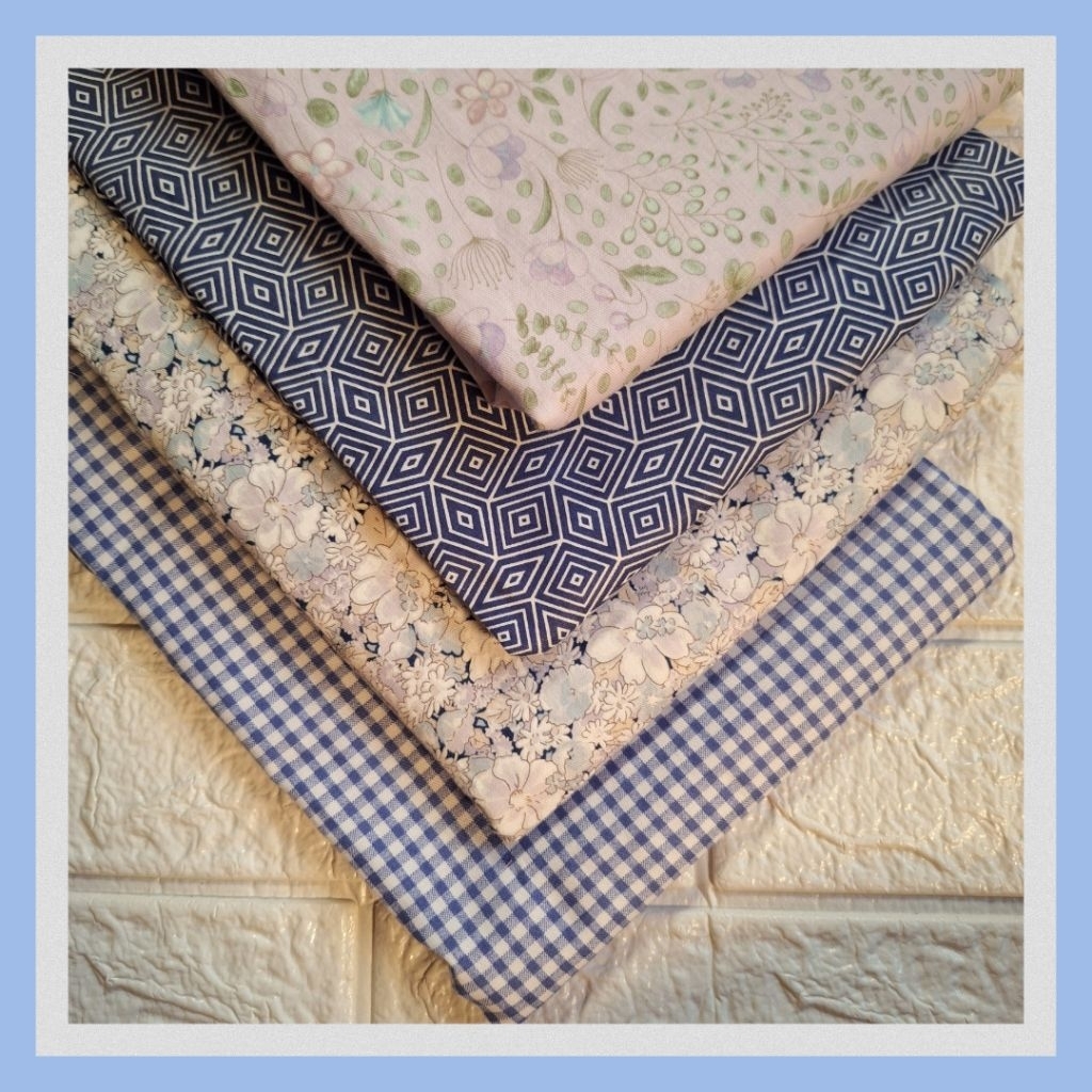 1 Set Kain Perca Katun Japan Design Tokai Senko original