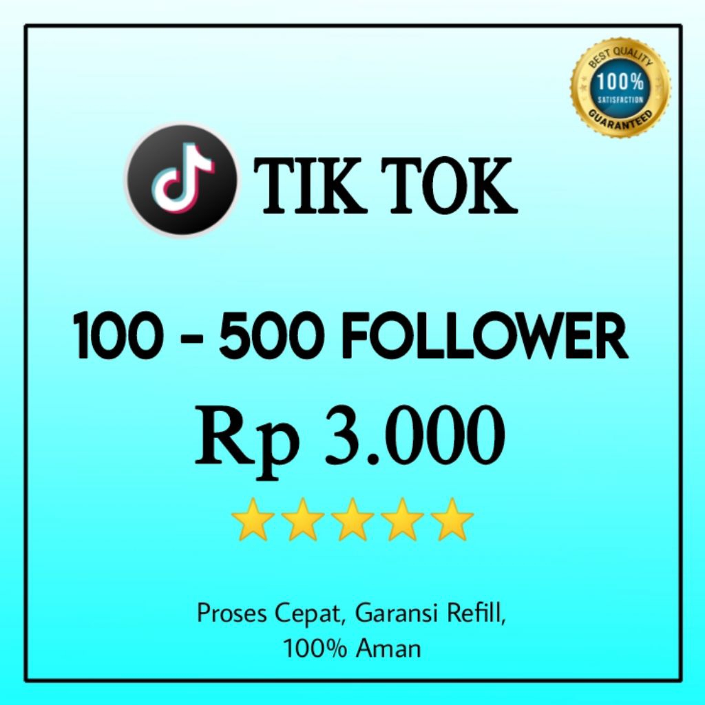TIK**TOK FOLLOWER PERMANEN REAL AKUN GARANSI PROSES CEPAT DAN AMAN
