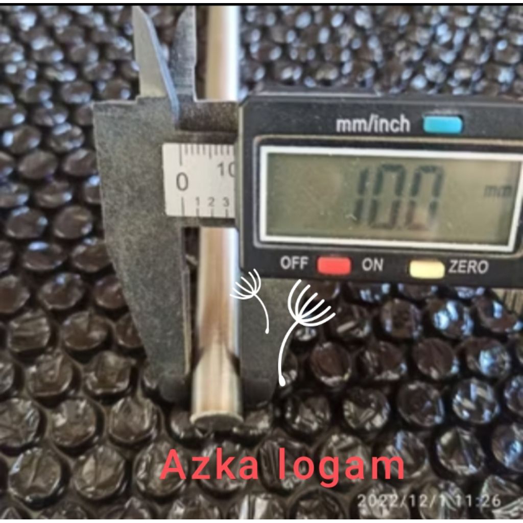 As stainless stell 10mm 12 mm panjang 30cm 50cm 60cm
