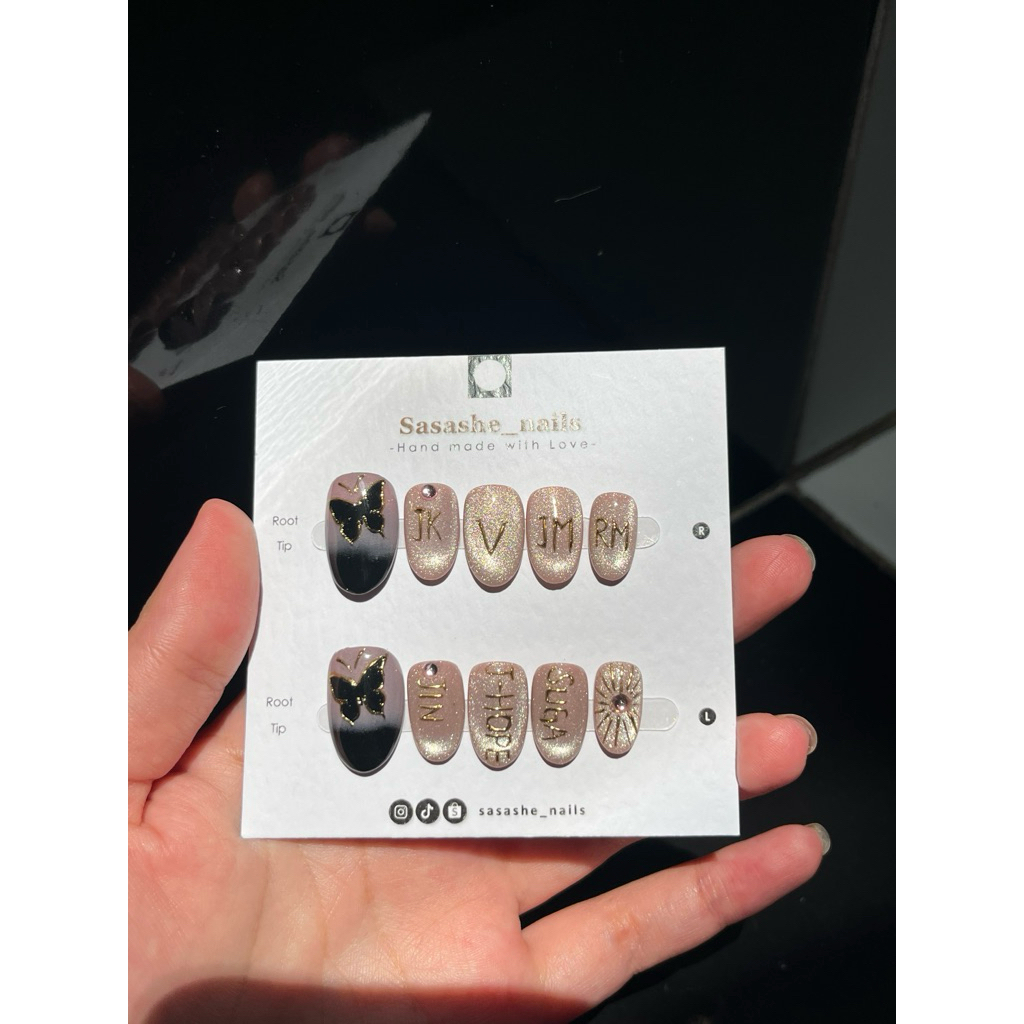BTS Press On Nails Premium