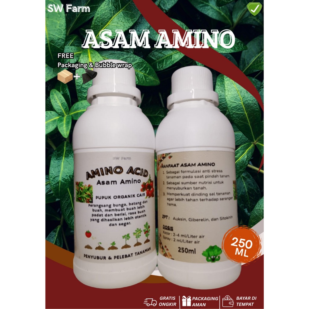 ASAM AMINO 250ML Pupuk organik cair nutrisi untuk tanaman