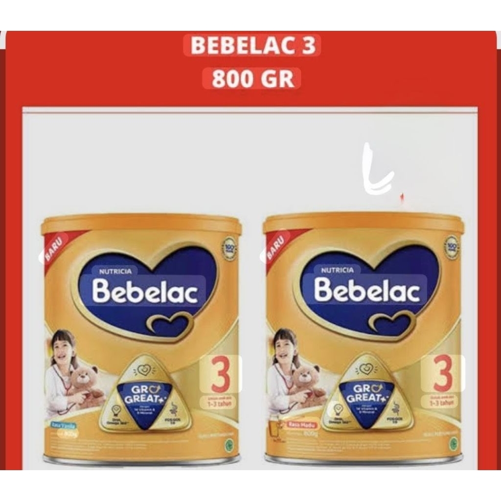 BEBELAC 3 VANILA/BEBELAC 3 MADU 800gr