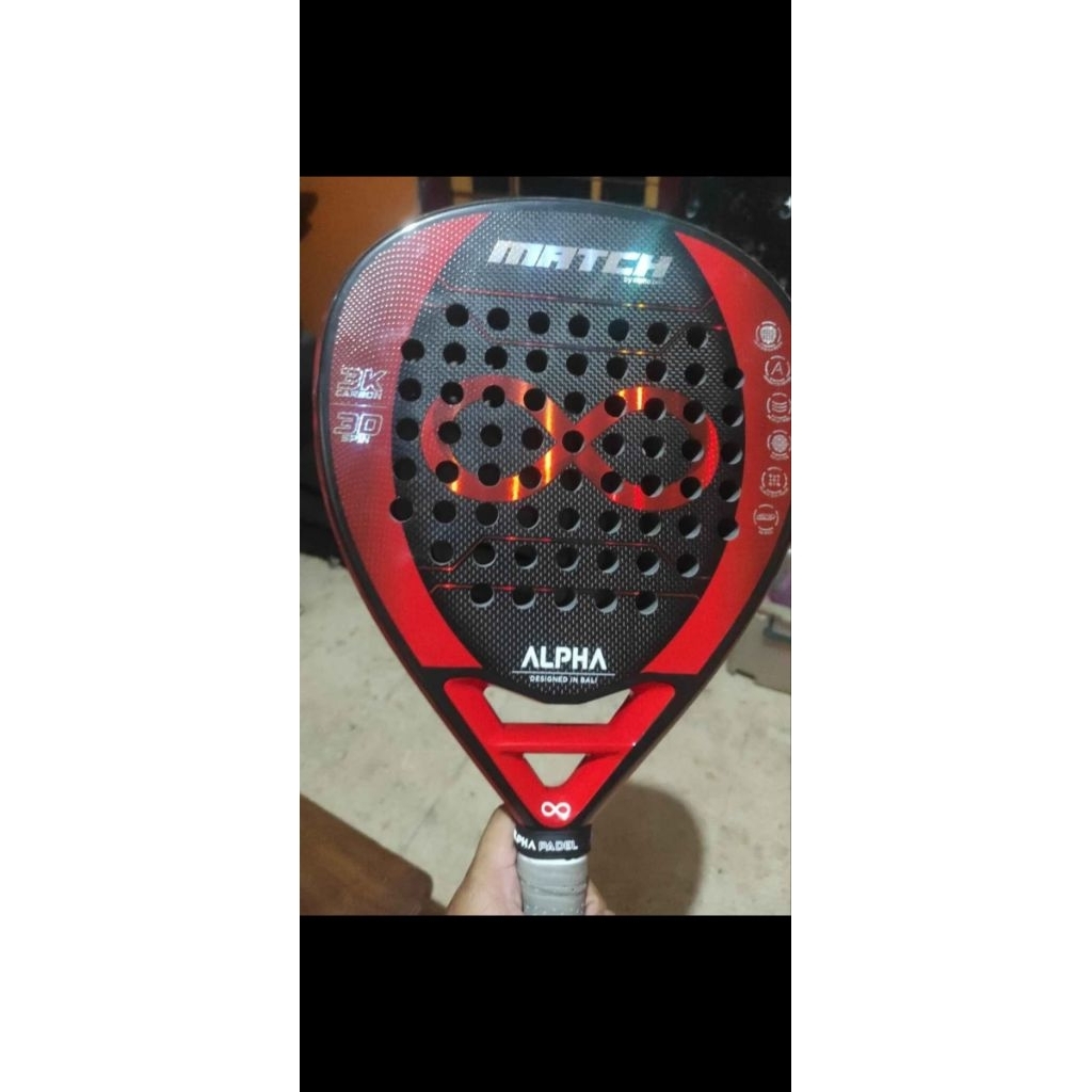 JUAL RAKET PADEL ALPHA MATCH SECOND BEKAS