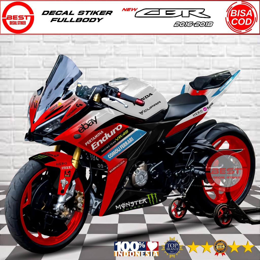 Decal CBR 150R K45G Full Body Stiker CBR 150R Racing Custom Dekal CBR K45G Variasi CBR K45G Fullbody