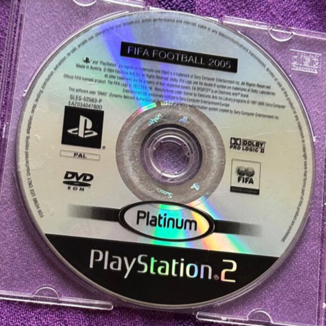 kaset ps2 original pal fifa football 2005 english