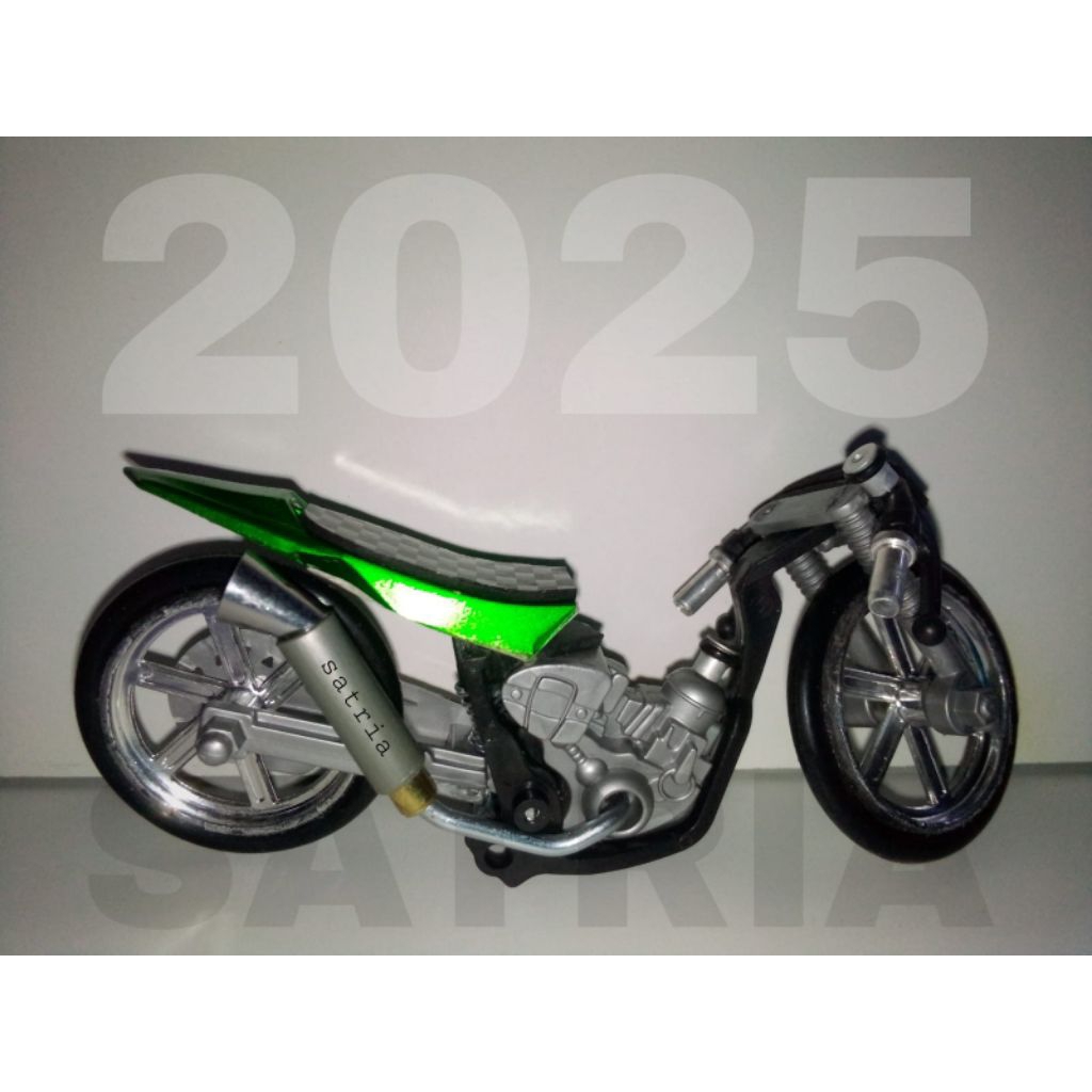 Miniatur motor drag SATRIA FU CROM 2025
